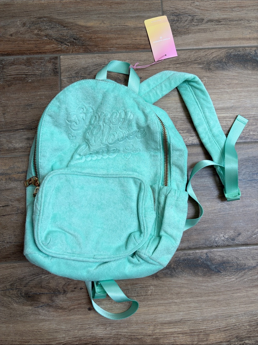 Stoney Clover Lane x Target Mint Terry Backpack